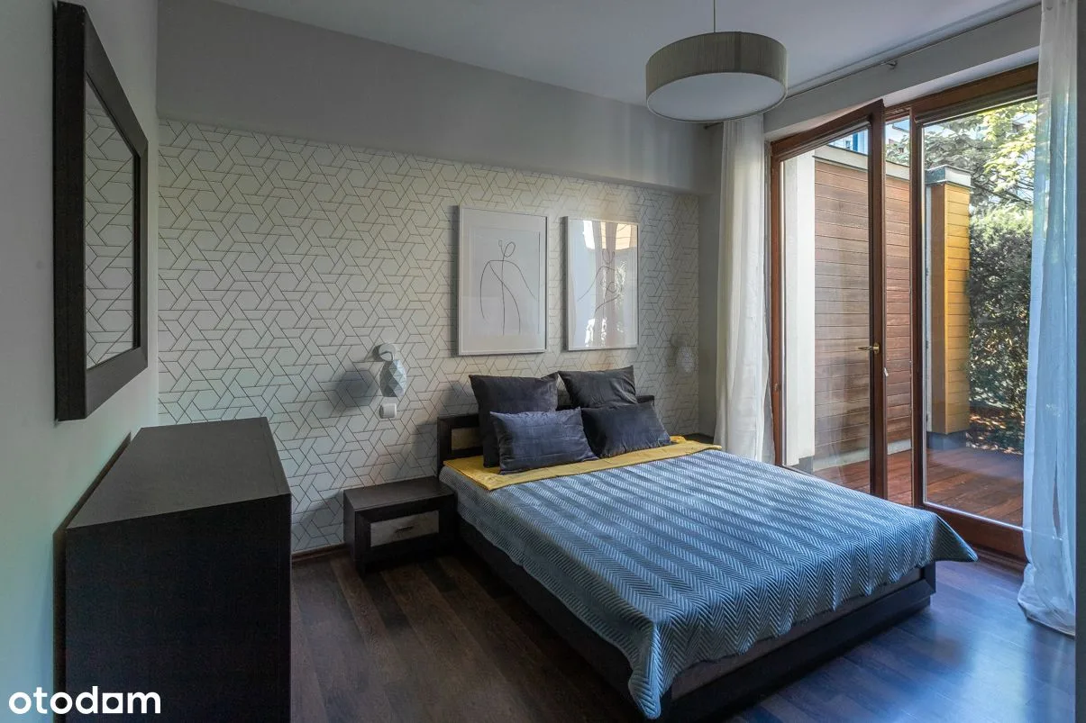 3-pokojowy apartament 85m2 na parterze z 2 ogródkami, Wilanów Sarmacka