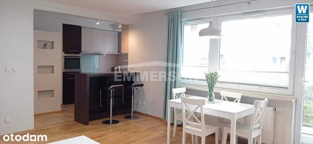 57,5 m², balkon, Bemowo