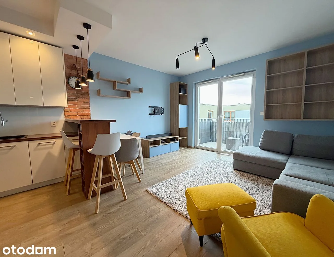 3rd floor Bemowo Bianco balcony