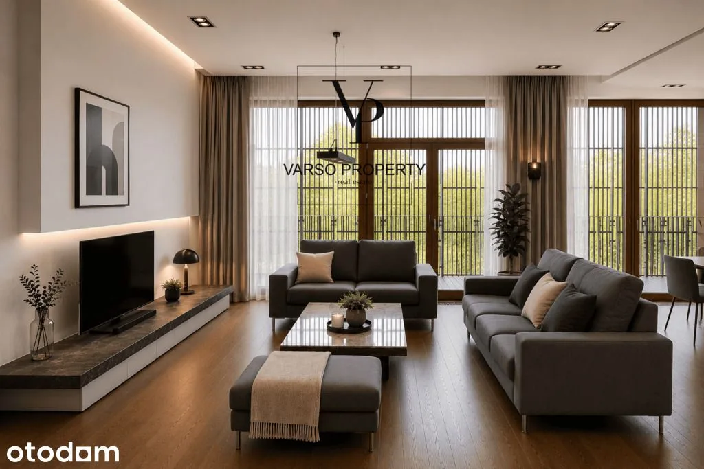 Przestronny apartament z widokiem na zieleń