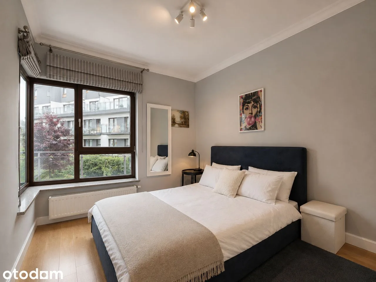 45 m², balcony, AC, garage
