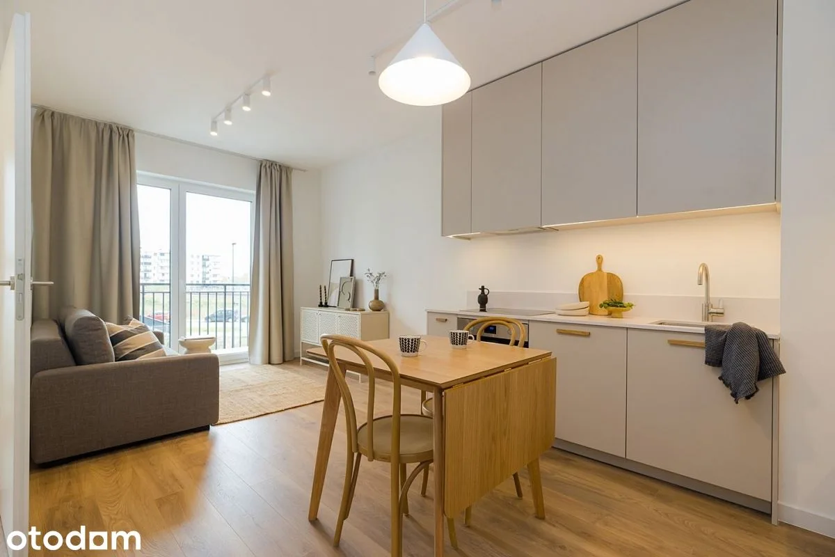 2-pokojowe | 44.36 m2 | Balkon | Internet w cenie | Bezpośrednio