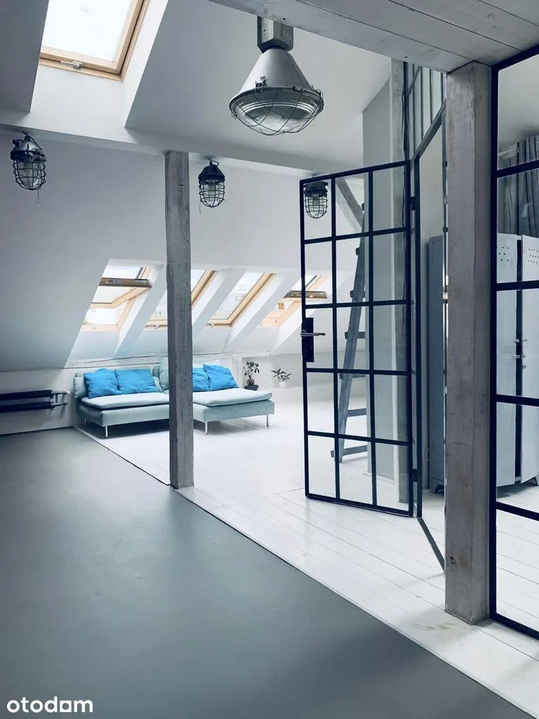 Loft 90 m², mezzanine, Mokotów
