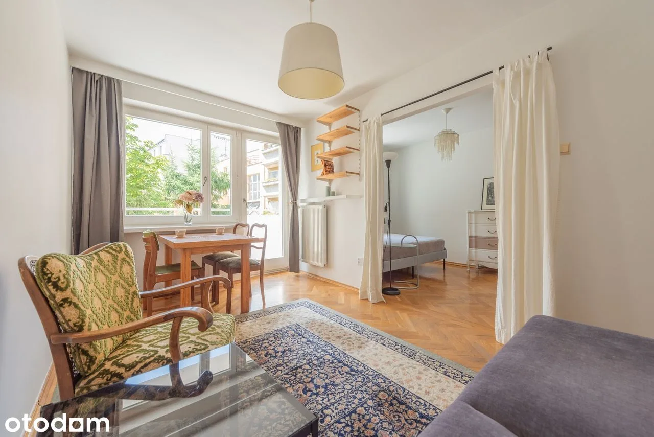 Старый Мокотов, балкон, 35 м²