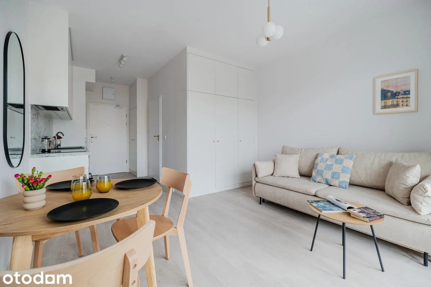 Студия 25,04 м², диван-кровать