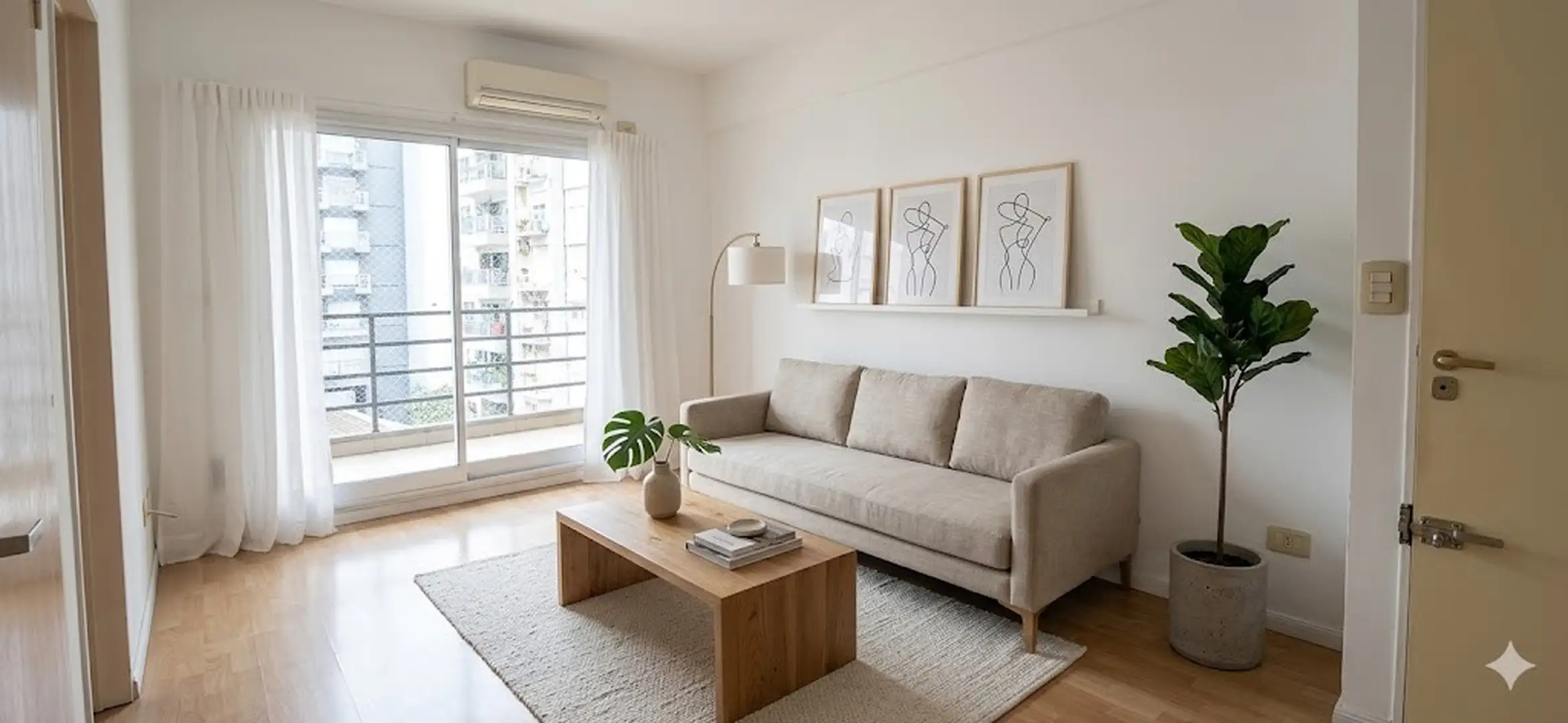 Departamento de 2 ambientes en Parque Centenario