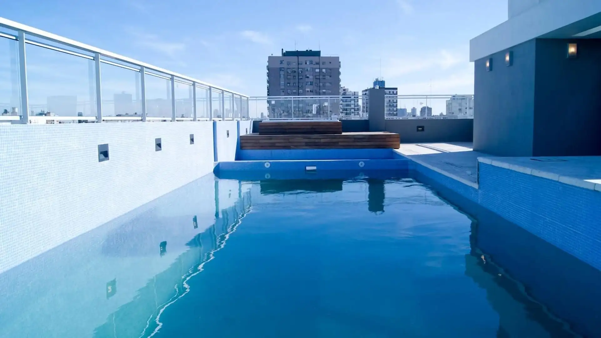 Apartamento de um quarto com varanda em Palermo