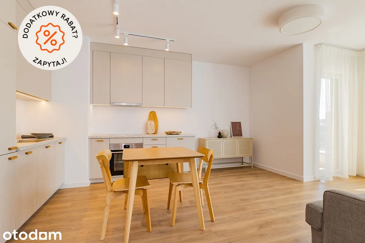 RABAT | Super widok | 10 piętro | 2-pokojowe | 41.1 m2 | Balkon