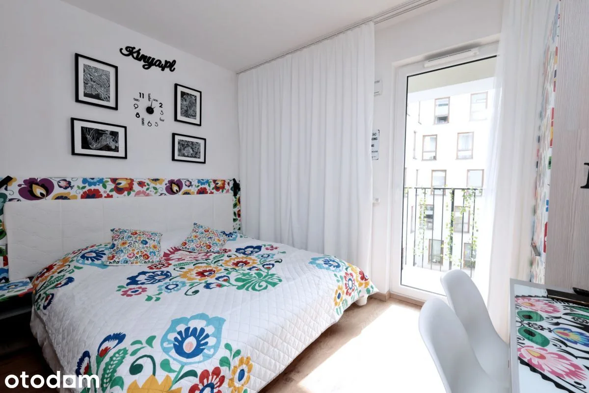 Nietuzinkowy mikroapartament z balkonem na Woli