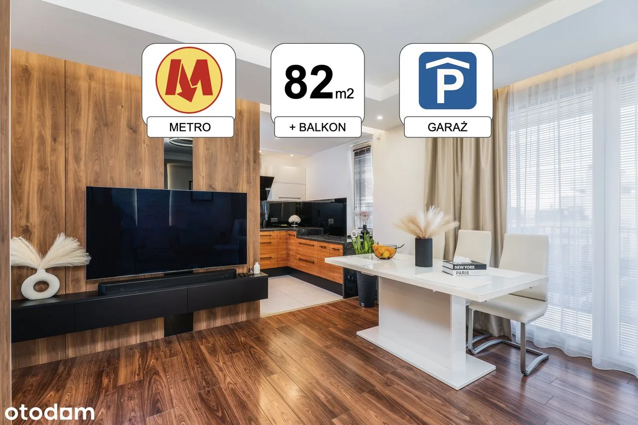 Mieszkanie, 82 m², Warszawa