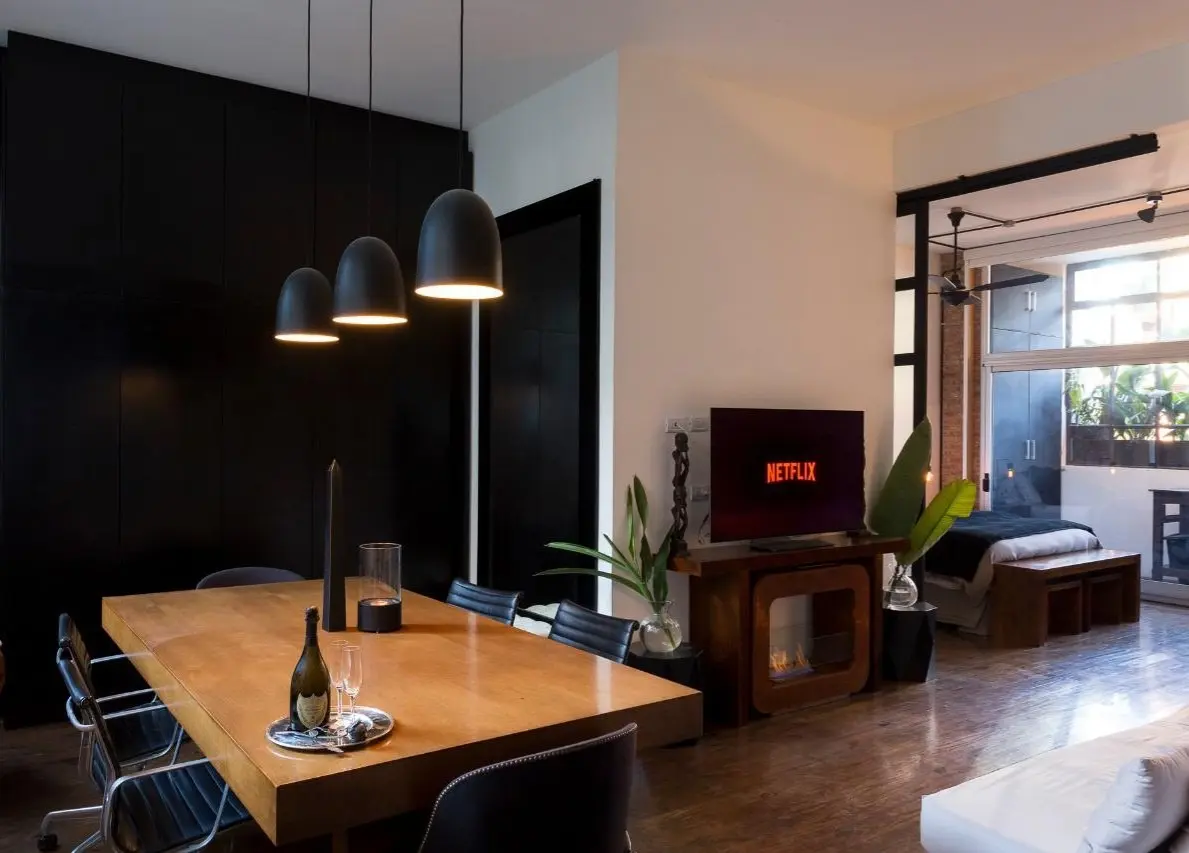 Furnished studio loft apartment in Colegiales