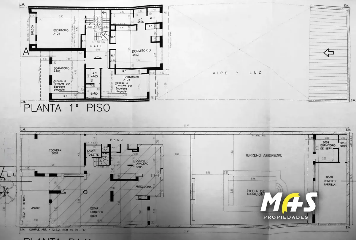 Дом с 4 спальнями в аренду в Villa del Parque