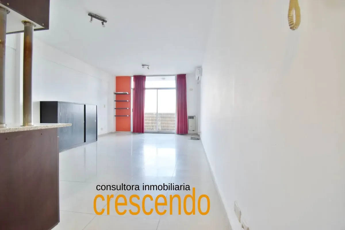 Квартира-студия с кондиционером и балконом в Caballito