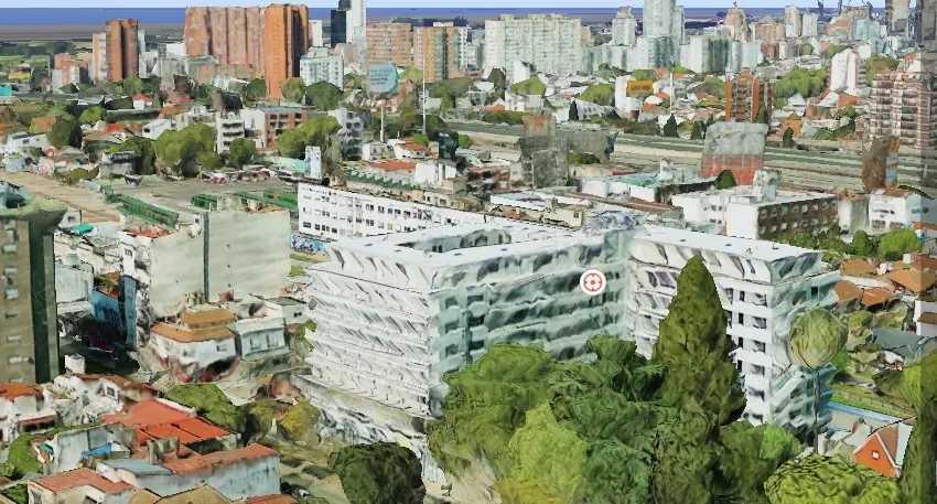 Квартира-студия с мебелью и балконом в Vicente López