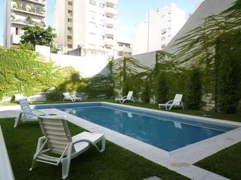 Квартира с 1 спальней в Villa Crespo, с балконом и мебелью