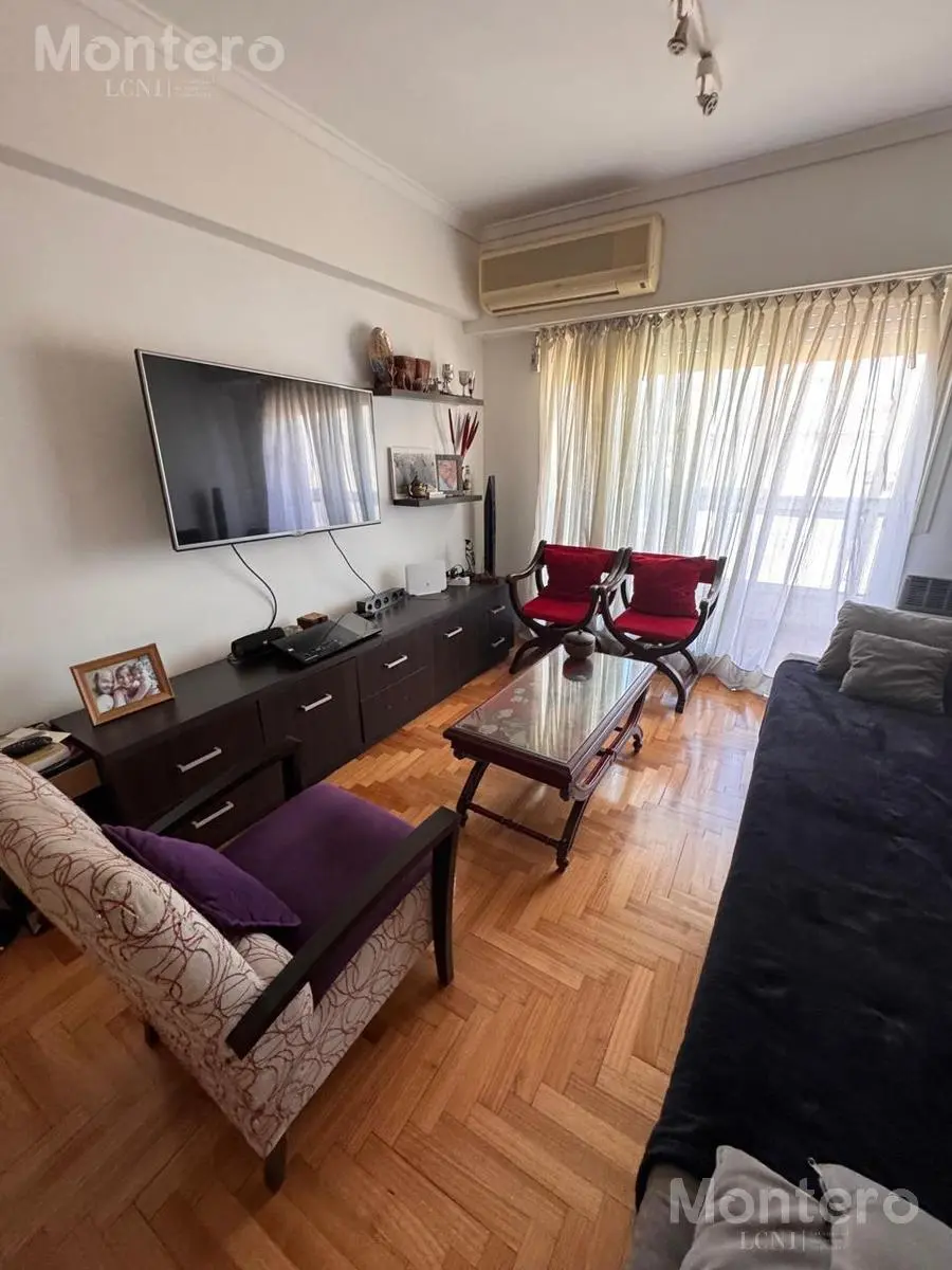 Departamento amoblado de 3 ambientes con cochera en Almagro