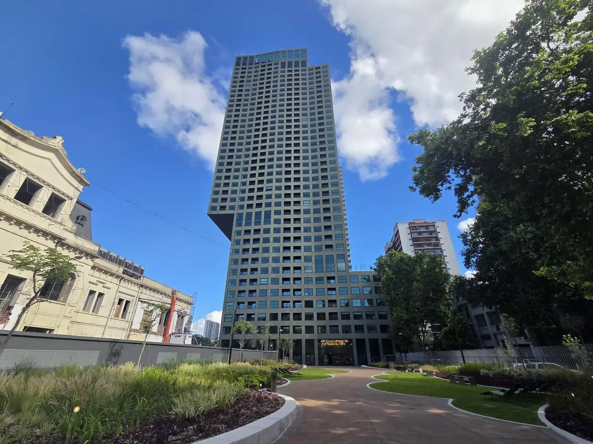 Apartamento de 2 ambientes novo no 25º andar em Puerto Madero
