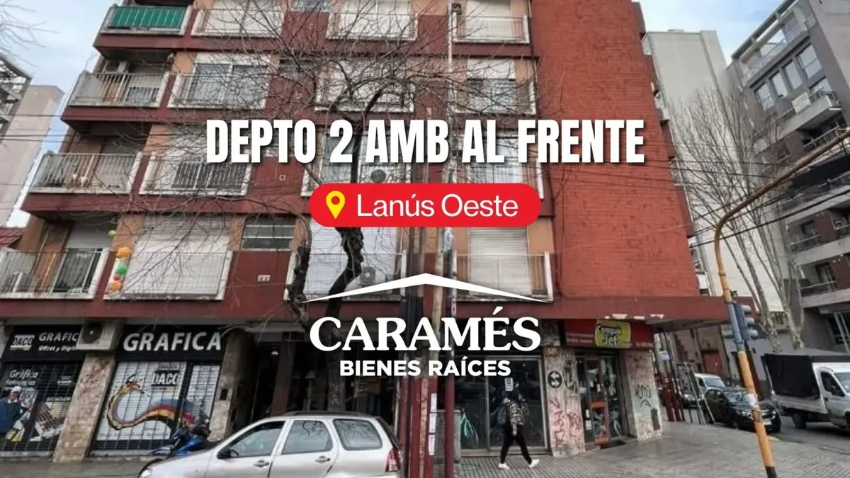 Apartamento de dois ambientes reformado em Lanús Oeste