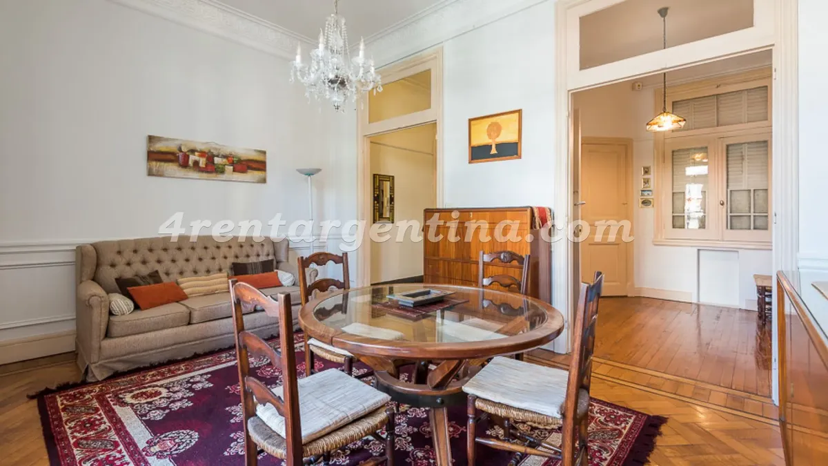 Departamento amoblado de 2 dormitorios para 4 personas en Balvanera