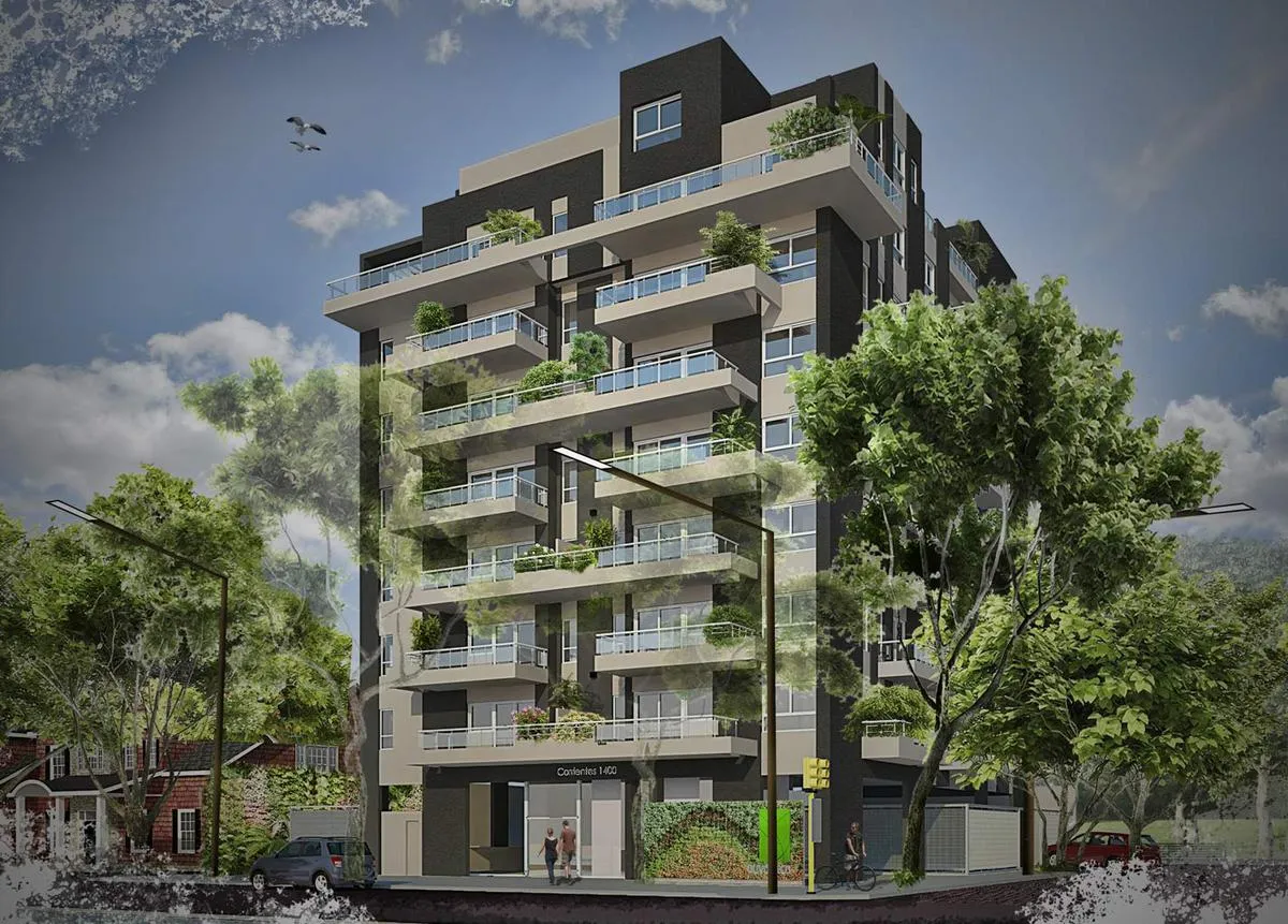 Apartamento de dois ambientes sem mobília em Vicente López (Olivos ECO)