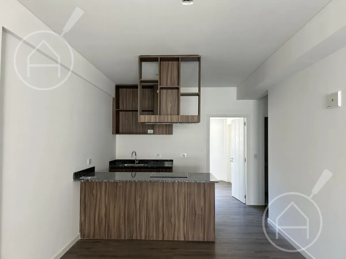 Brand new furnished? (not stated) one-bedroom two-room apartment on high floor in Colegiales