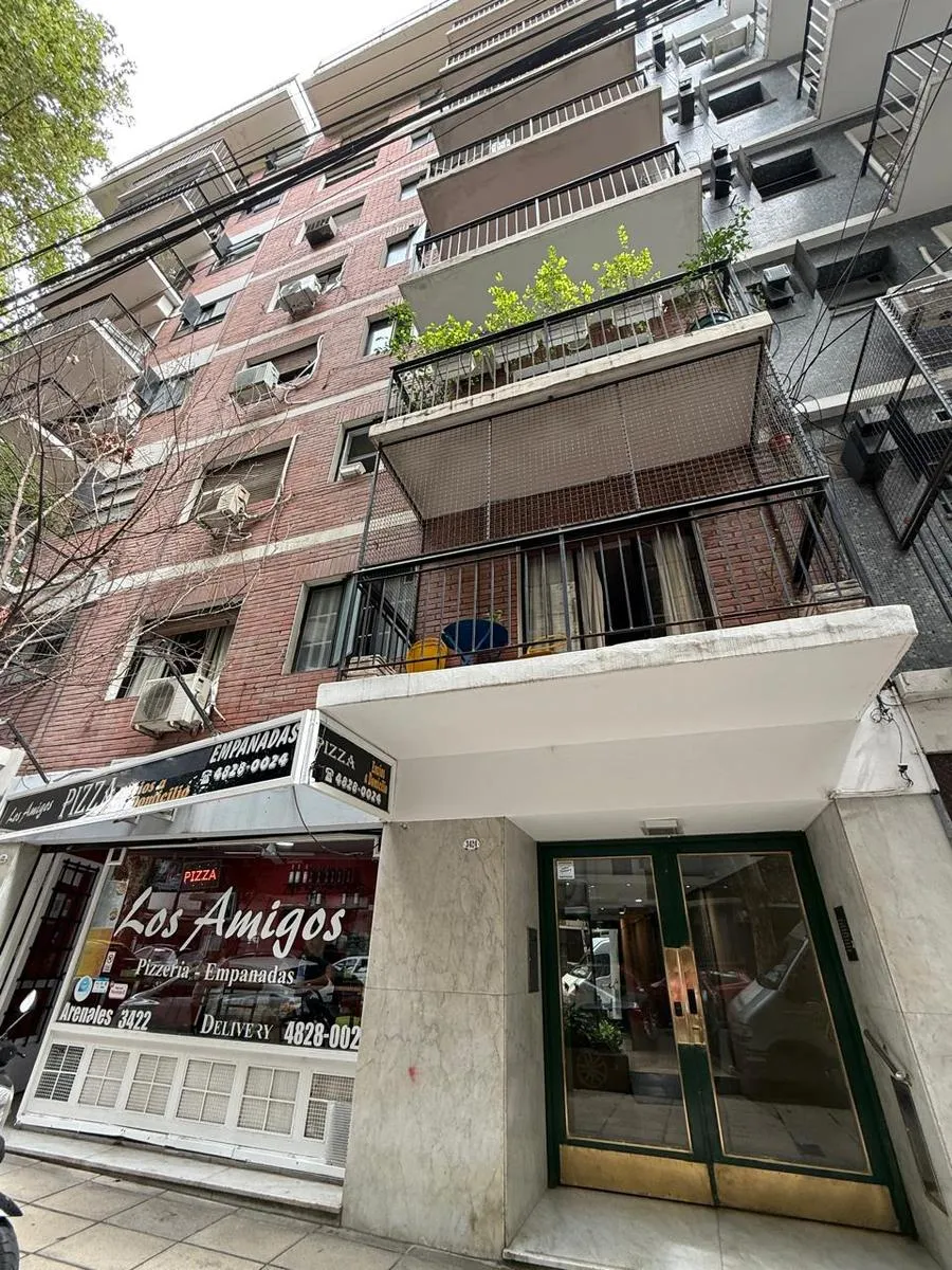 Apartamento de dois ambientes com 1 quarto para alugar em Palermo