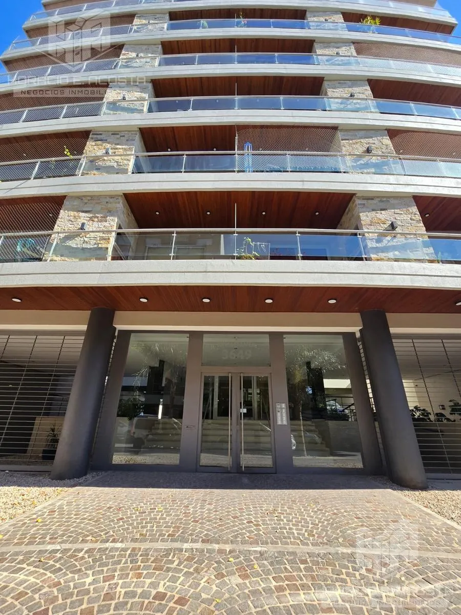 Studio apartment with private grill and balcony in General San Martín