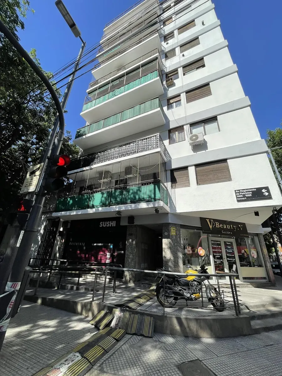 Квартира с 1 спальней и балконом во внутренний двор в La Boca