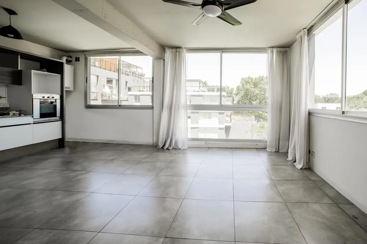 Departamento de 1 dormitorio con terraza y parrilla en Florida