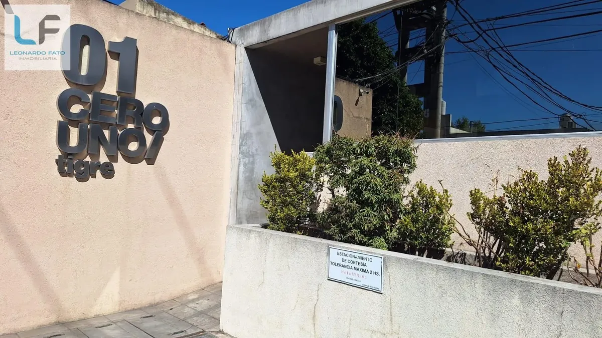 Departamento de 2 ambientes con cochera en Tigre