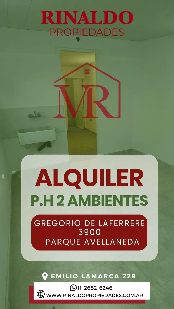 Ground-floor one-bedroom apartment in Parque Avellaneda