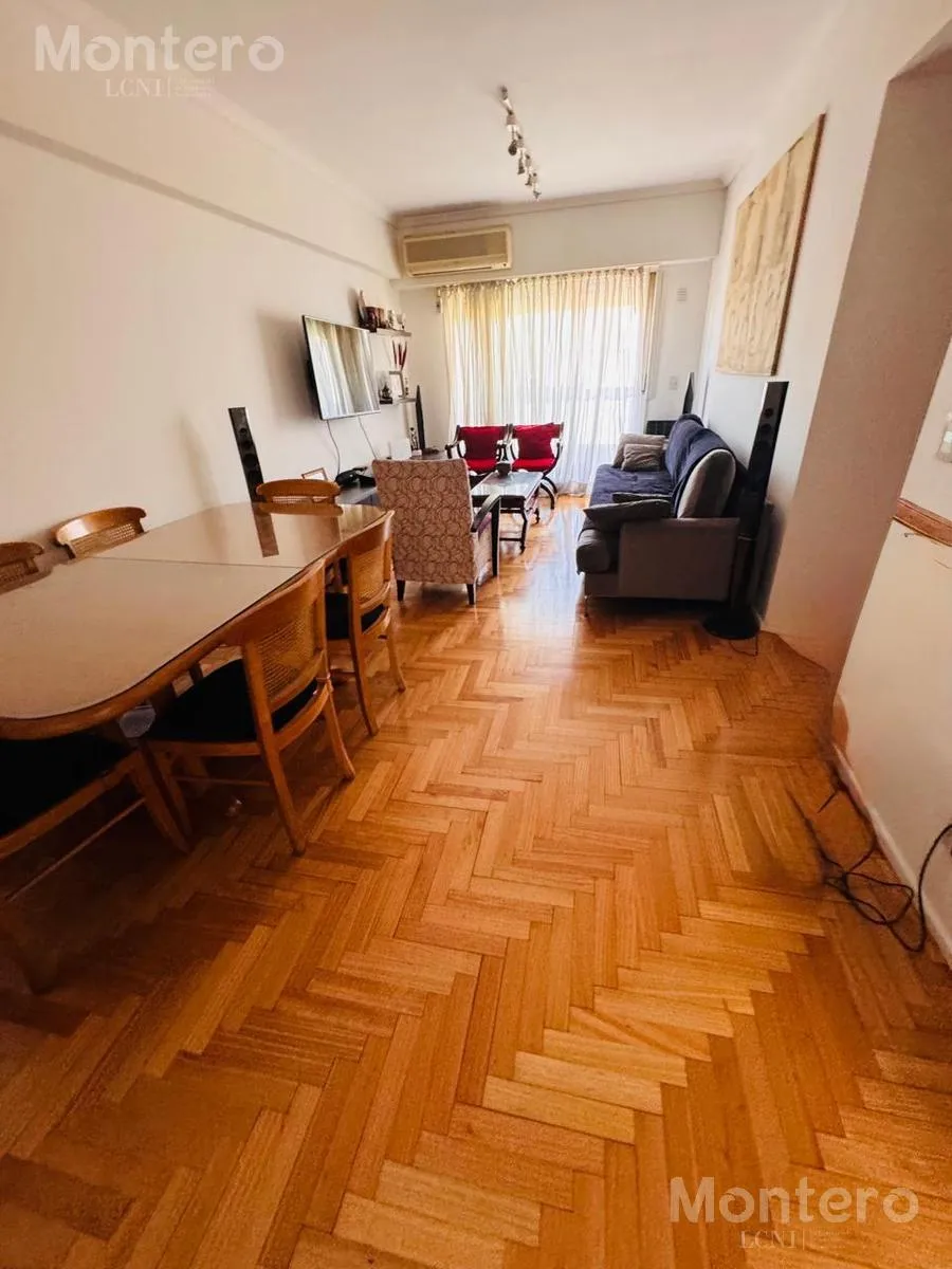 Departamento amoblado de 3 ambientes con cochera en Almagro