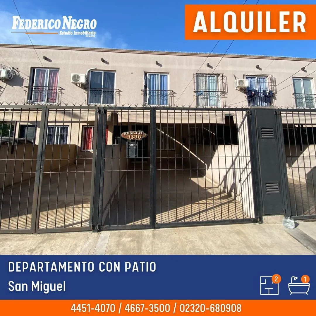 Departamento En Alquiler En San Miguel