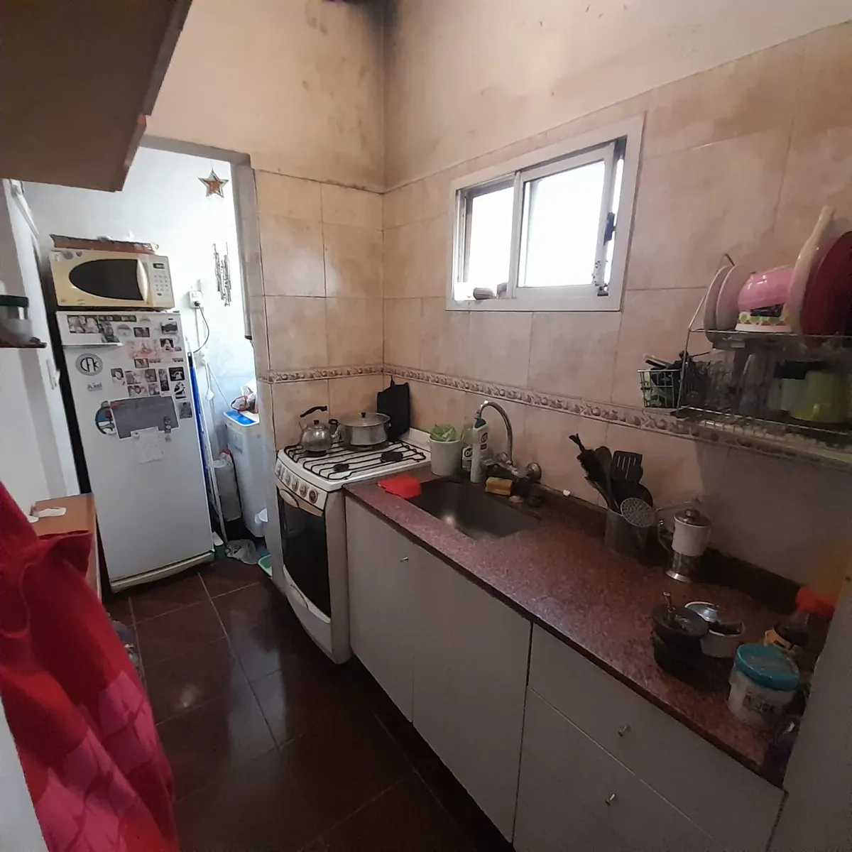 Two-room apartment at front with balcony in Villa Urquiza