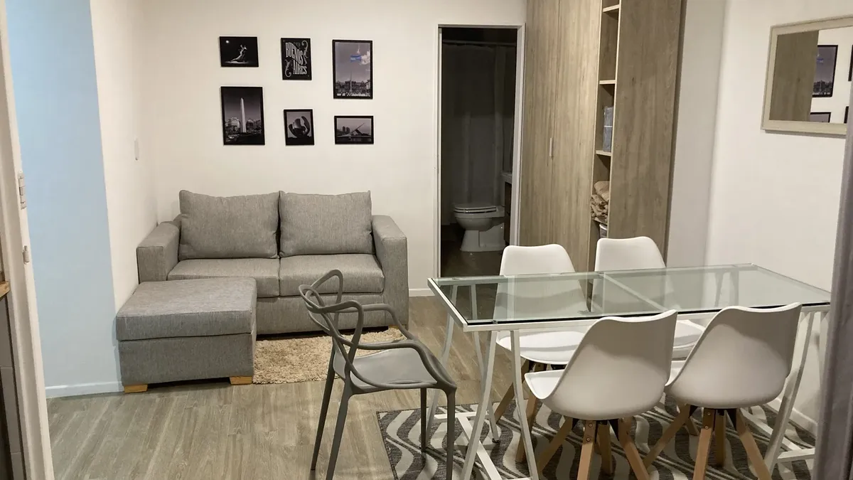 Меблированная квартира с 1 спальней в San Nicolás на Av. Corrientes