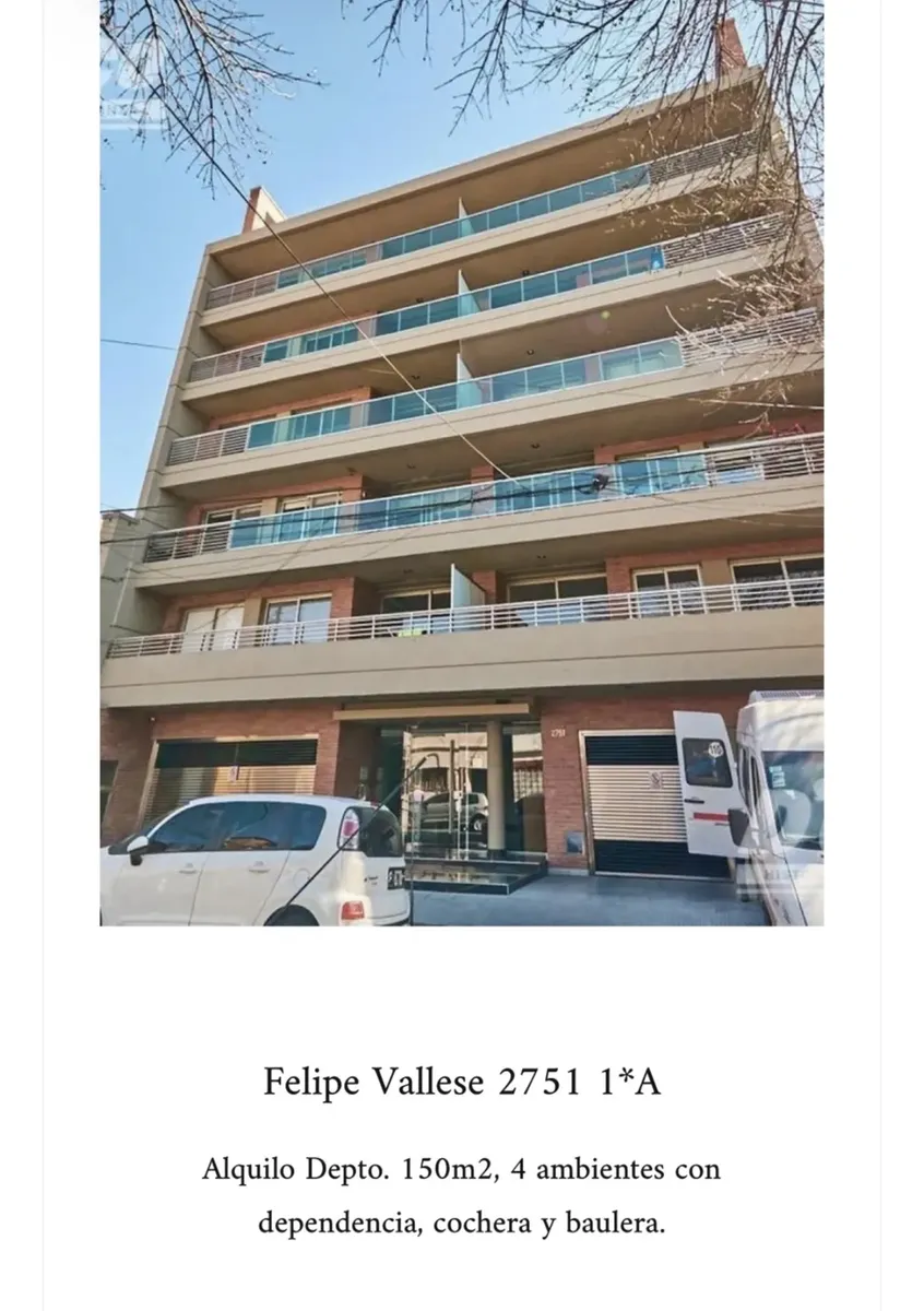 Departamento de 4 ambientes con dependencia en Flores