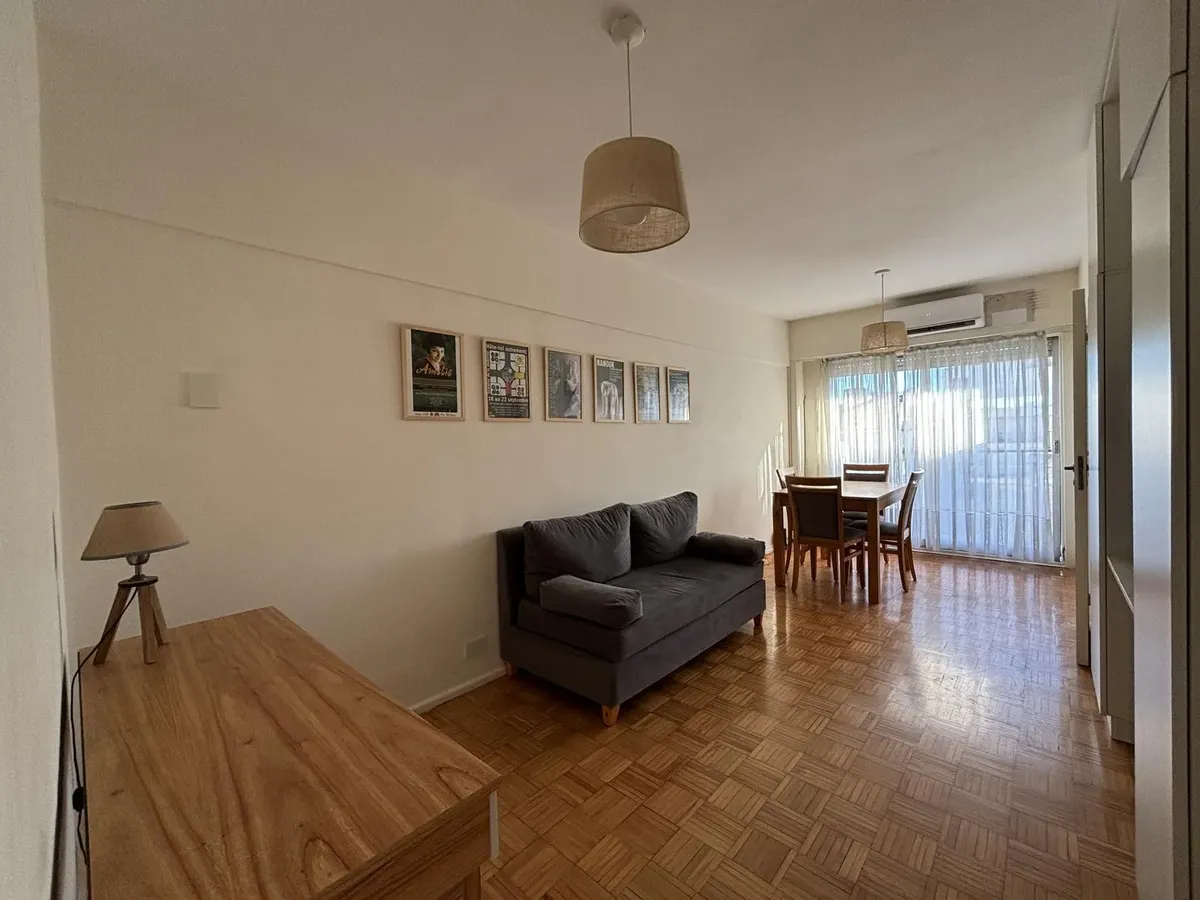 Apartamento de dois ambientes mobiliado em Recoleta