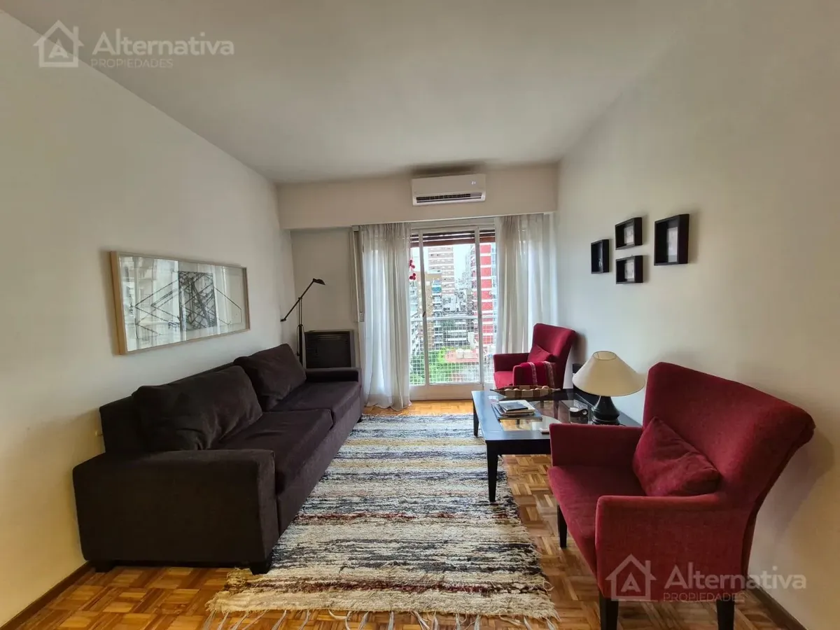 Furnished two-bedroom apartment in Colegiales