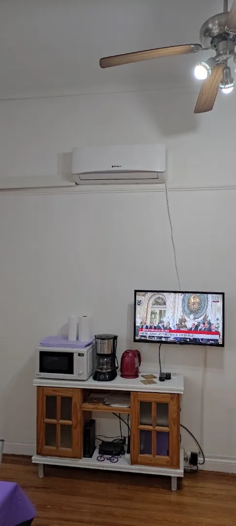 Apartamento de dois ambientes mobiliado em Balvanera