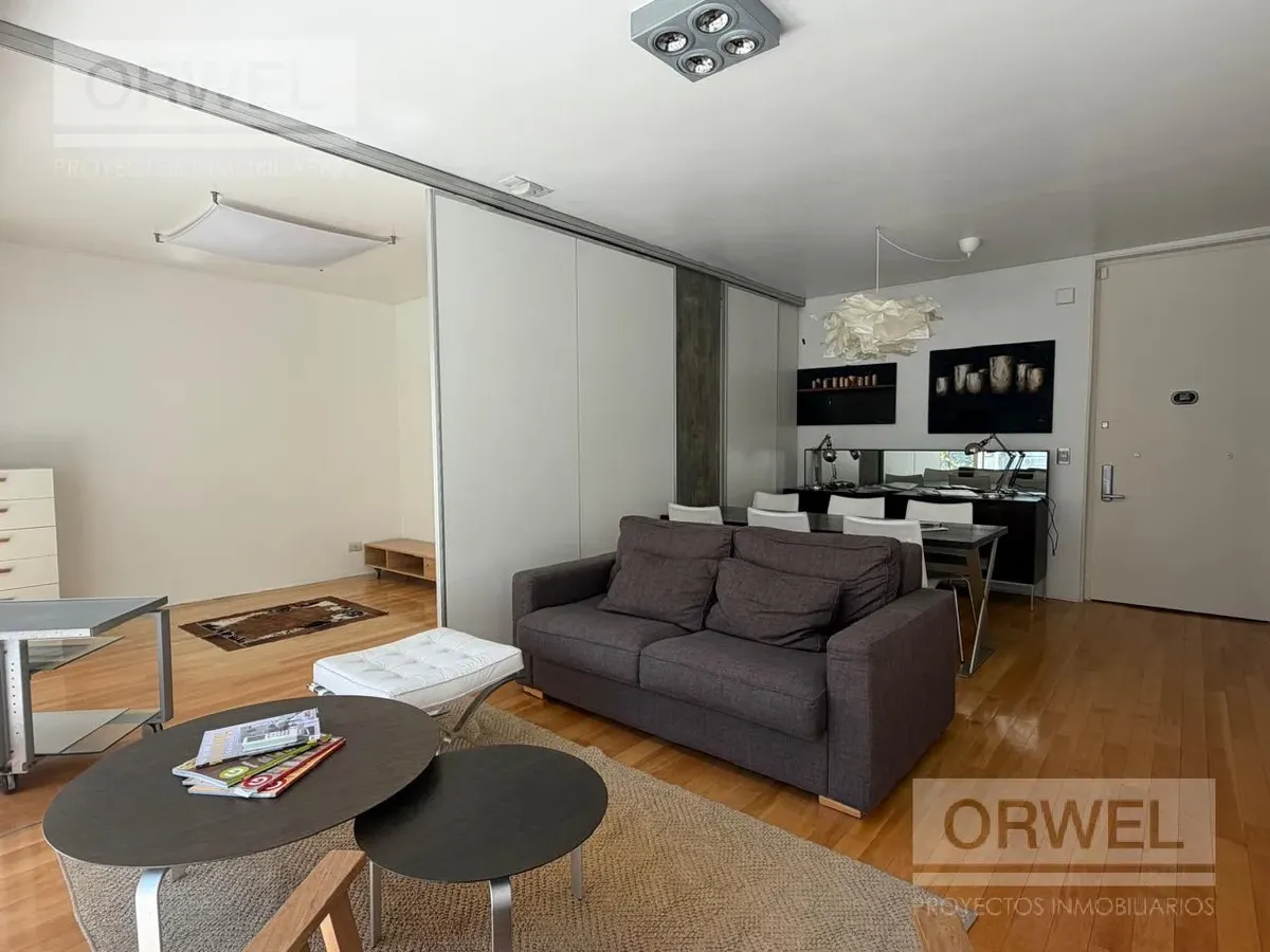 Departamento amoblado de 2 ambientes con balcón en Núñez