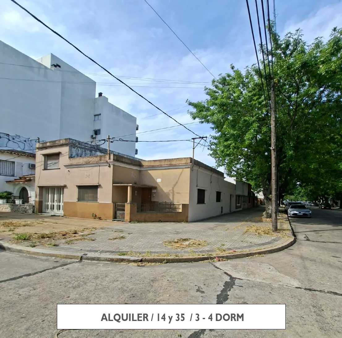 Casa de 3 dormitorios en alquiler en La Plata