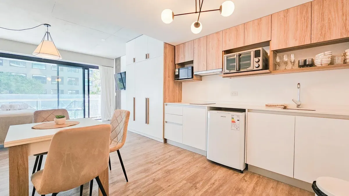 Квартира-студия с балконом на север в Puerto Madero