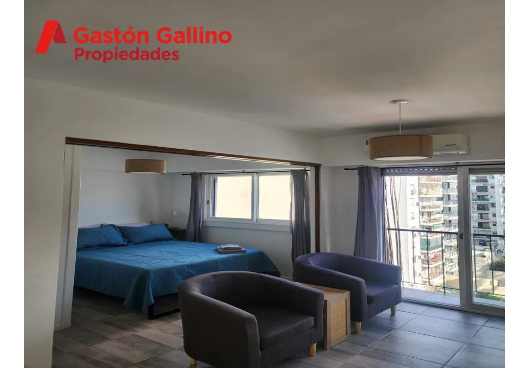 Apartamento de 1 quarto tipo “ambiente e meio” mobiliado em Recoleta