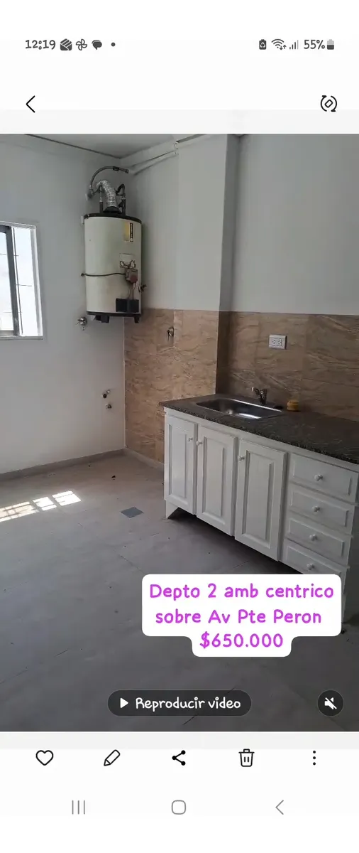 San Miguel Centro Depto 2 Ambientes