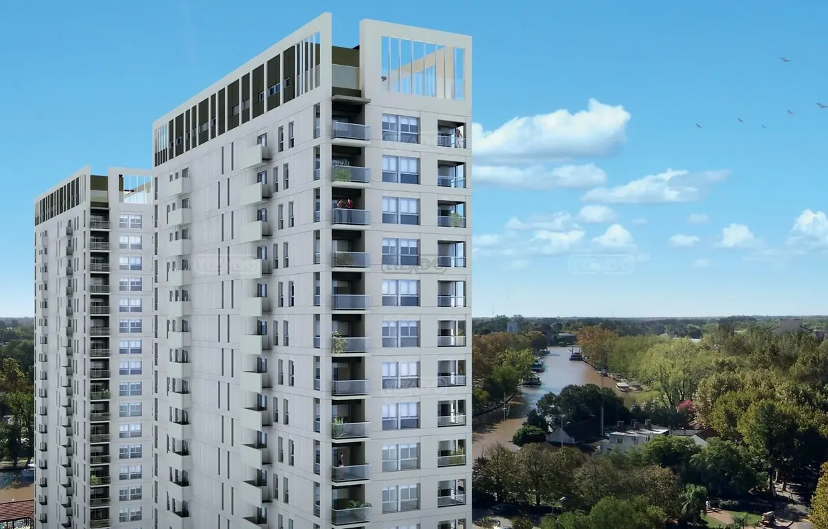 Departamento de 2 ambientes en Tigre con vista al río