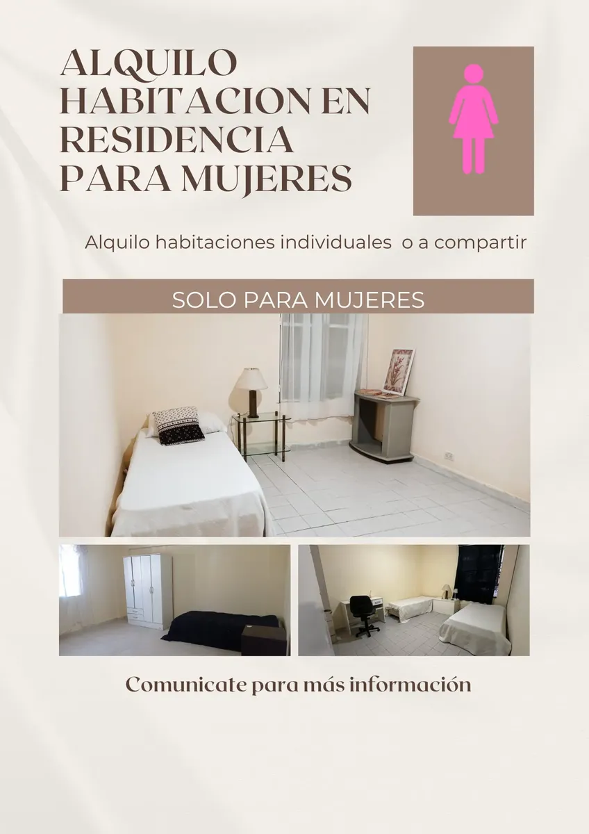 Quarto em residência apenas para mulheres em San Cristóbal
