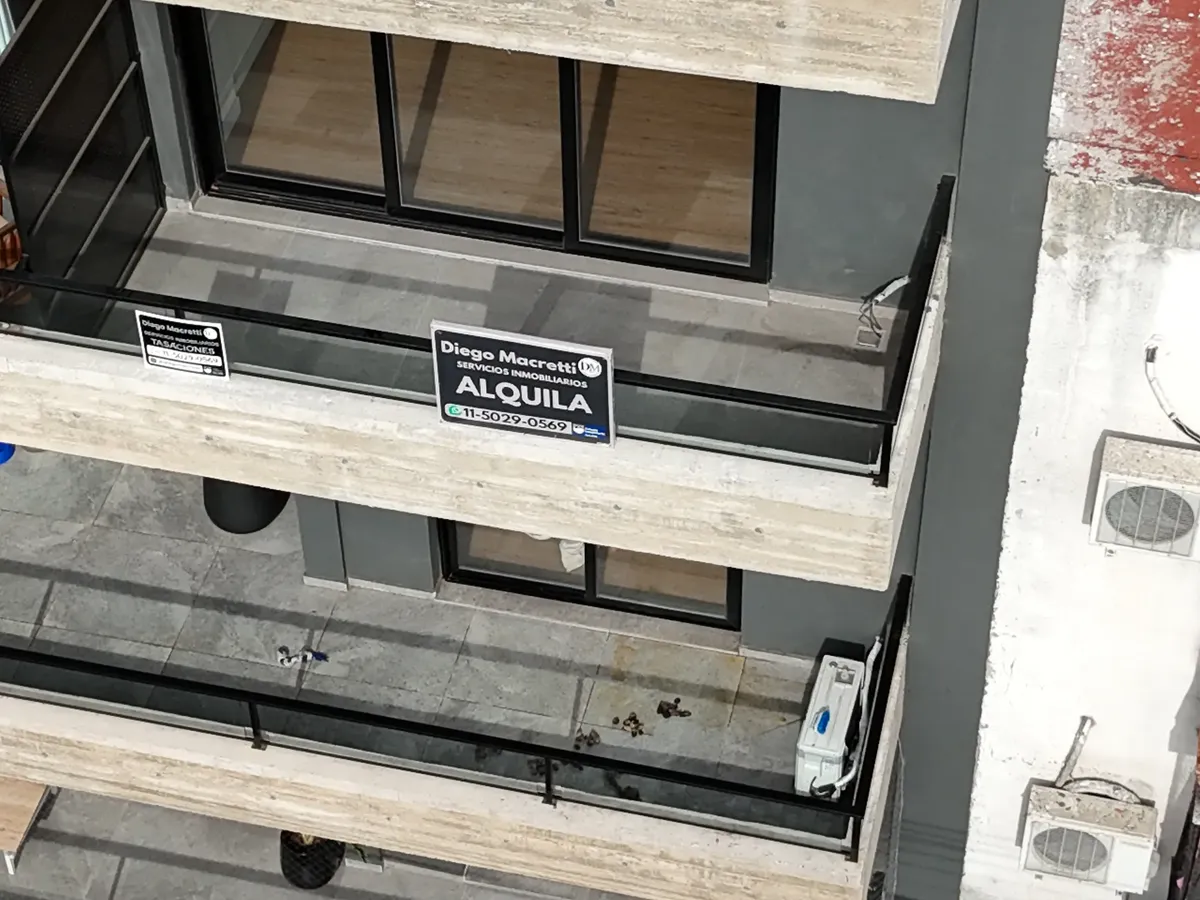 Kitnet novo (nunca habitado) com varanda e churrasqueira em Villa Devoto