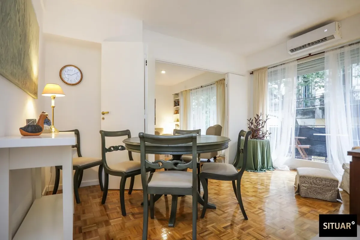 Furnished two-bedroom apartment near Facultad de Medicina in Balvanera