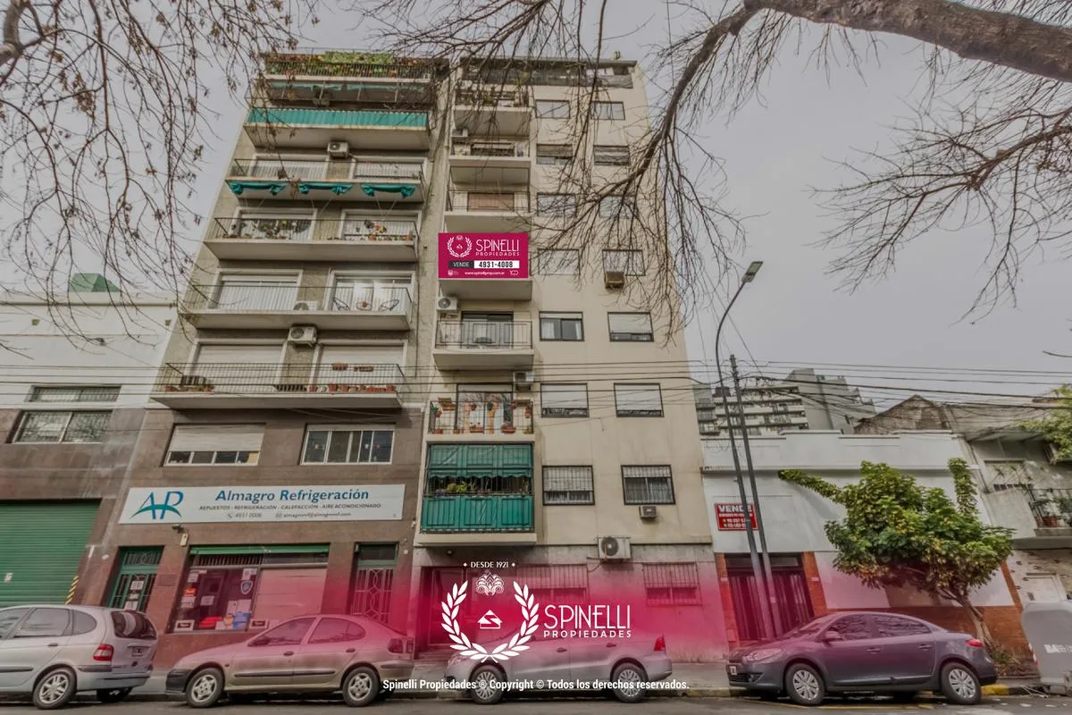 Departamento de 2 ambientes de 30 m² con balcón en Almagro