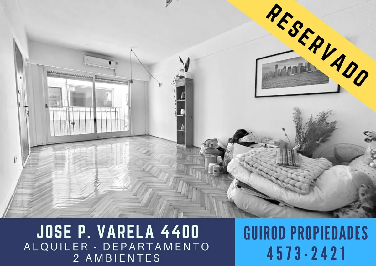 Alquiler Hermoso 2 Ambientes Con Gran Balcon